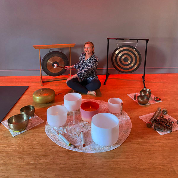 Autumnal Sound Bath workshop with Michelle Dennison-Hall at New Energy Yoga in Winchester, Hampshire