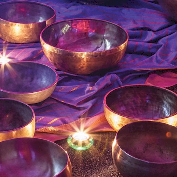 Festive Sound Bath Immersion workshop with Michelle Dennison-Hall at New Energy Yoga in Winchester, Hampshire