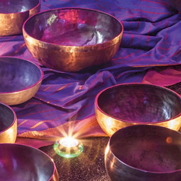 Festive Sound Bath Immersion workshop with Michelle Dennison-Hall at New Energy Yoga in Winchester, Hampshire